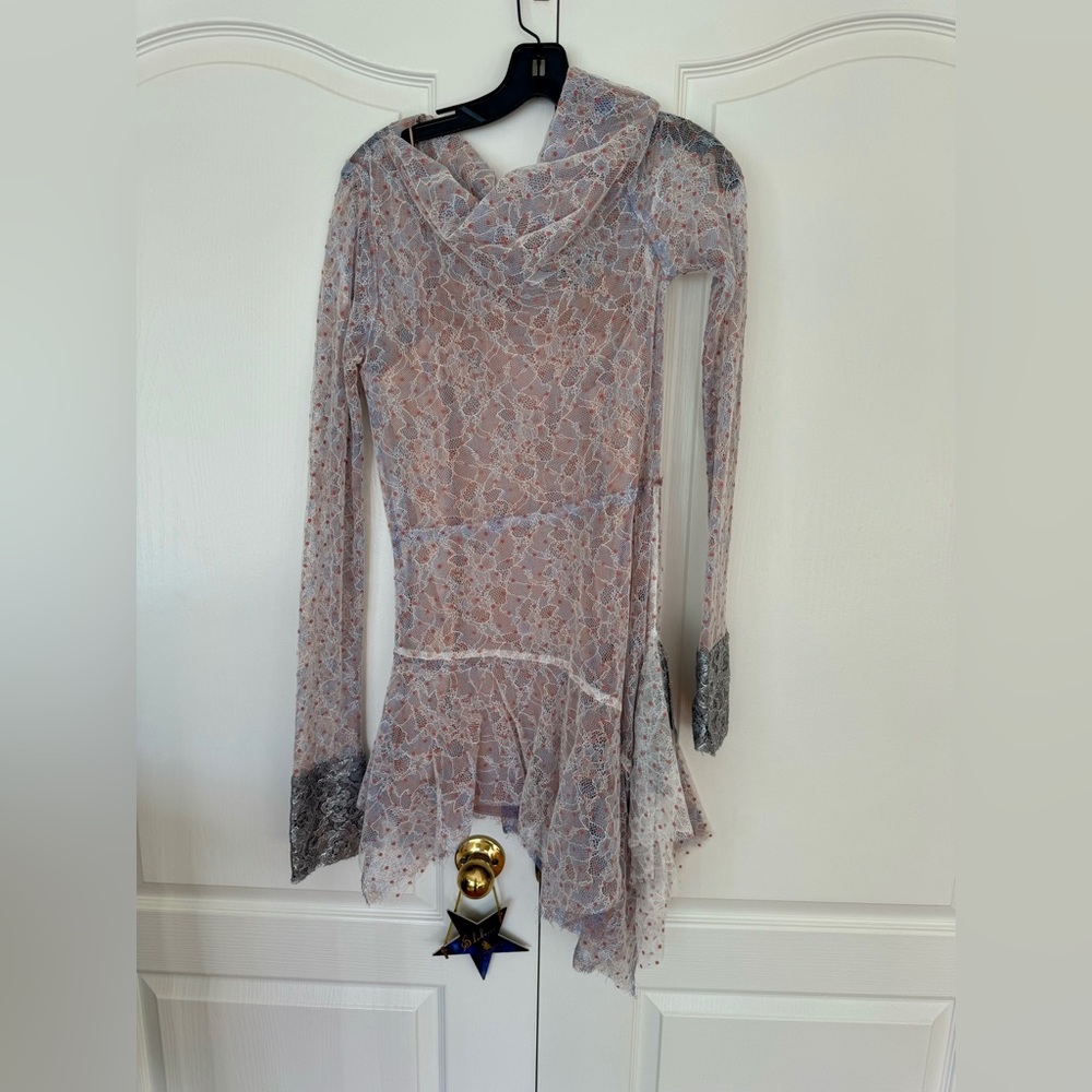 Anaïs Jourden Duo Lace Off-The-Shoulder Mini Dress - Picture 6 of 9